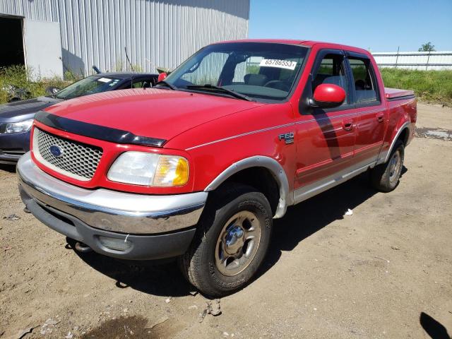 FORD F150 SUPER 2001 with VIN 1FTRW08L71KA76499 - Photo from auction