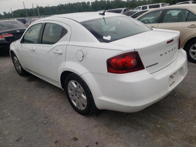 Photo 2 from auction – 2012 DODGE AVENGER SE with VIN 1C3CDZABXCN219887