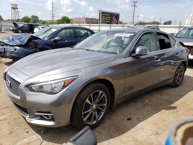 INFINITI Q50 BASE 2015 with VIN JN1BV7AR5FM420714 - Photo from auction
