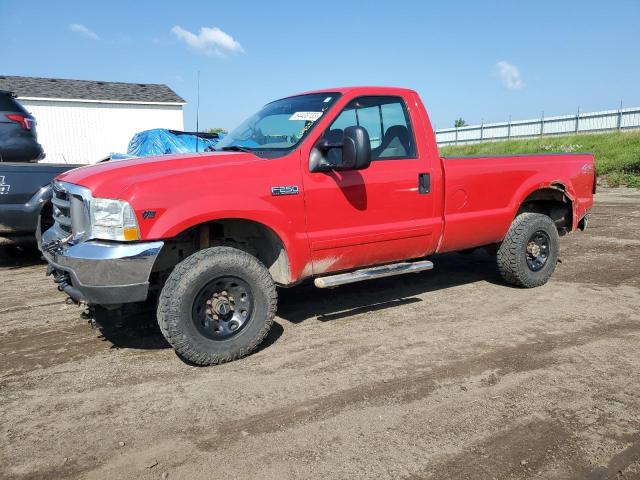 FORD F250 SUPER 2002 with VIN 1FTNF21L62EA32689 - Photo from auction