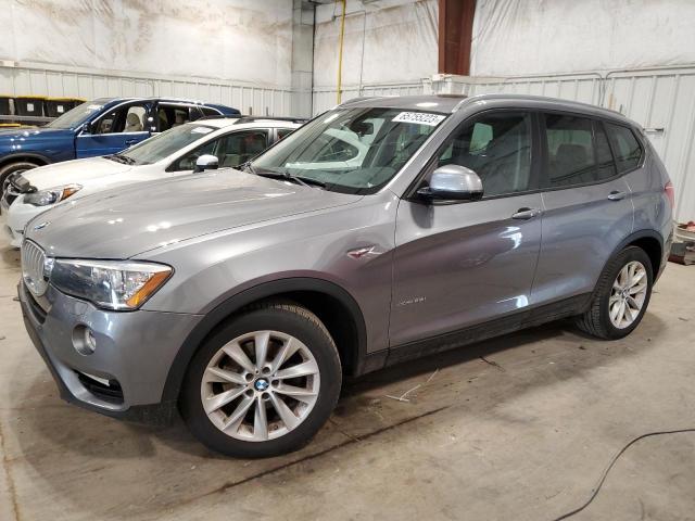 BMW X3 XDRIVE2 2015 with VIN 5UXWX9C52F0D45672 - Photo from auction