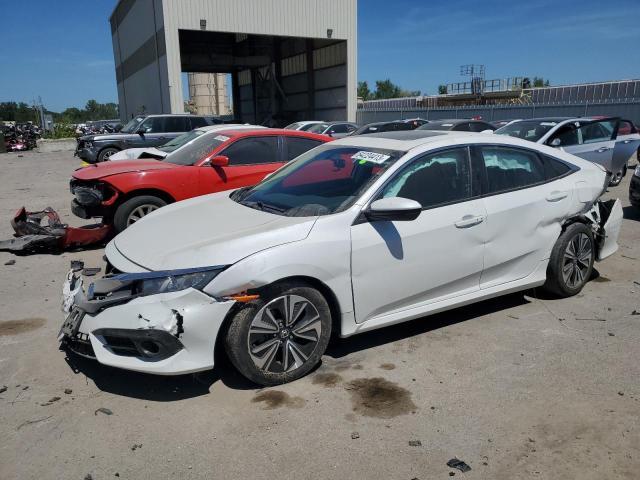 HONDA CIVIC EX 2018 with VIN 19XFC1E37JE004095 - Photo from auction