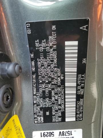 Photo 14 from auction – 2013 TOYOTA SIENNA LE with VIN 5TDKK3DC4DS346211