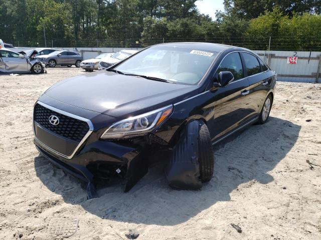 HYUNDAI SONATA HYB 2016 with VIN KMHE24L19GA024406 - Photo from auction