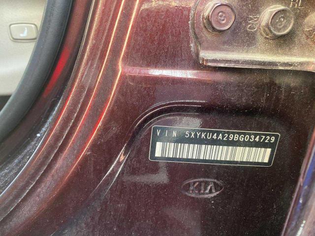 Photo 10 from auction – 2011 KIA SORENTO EX with VIN 5XYKU4A29BG034729