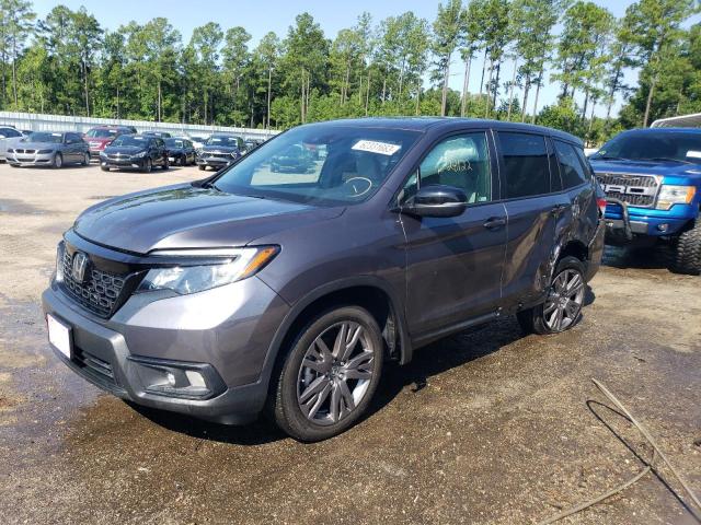 HONDA PASSPORT E 2021 with VIN 5FNYF7H53MB013312 - Photo from auction