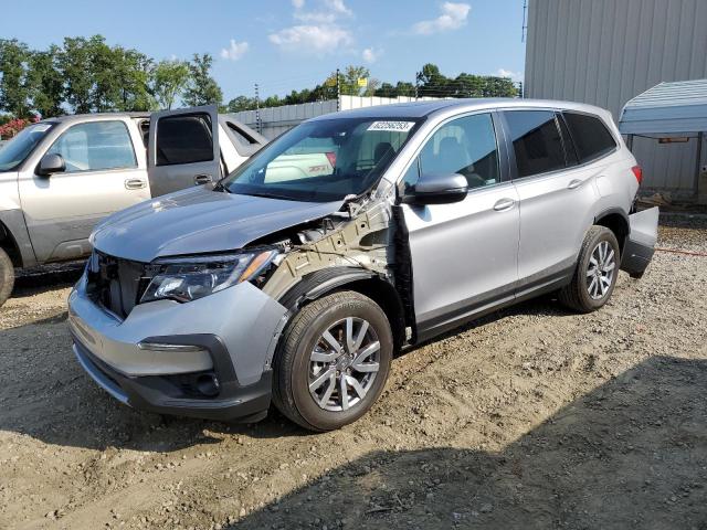 HONDA PILOT EXL 2021 with VIN 5FNYF5H51MB030419 - Photo from auction