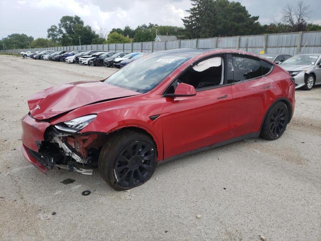 TESLA MODEL Y 2023 with VIN 7SAYGDEE7PA045183 - Photo from auction