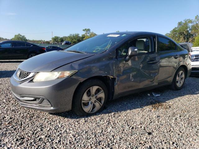 HONDA CIVIC LX 2013 with VIN 19XFB2F54DE067541 - Photo from auction