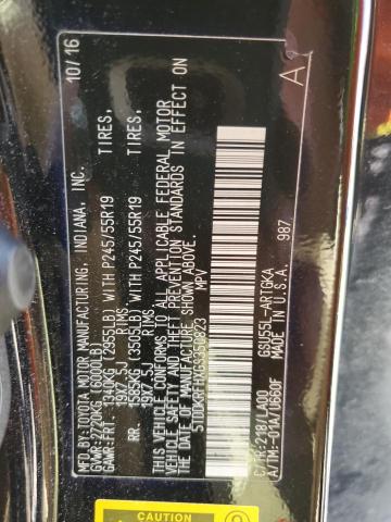 Photo 14 from auction – 2016 TOYOTA HIGHLANDER with VIN 5TDDKRFHXGS350823