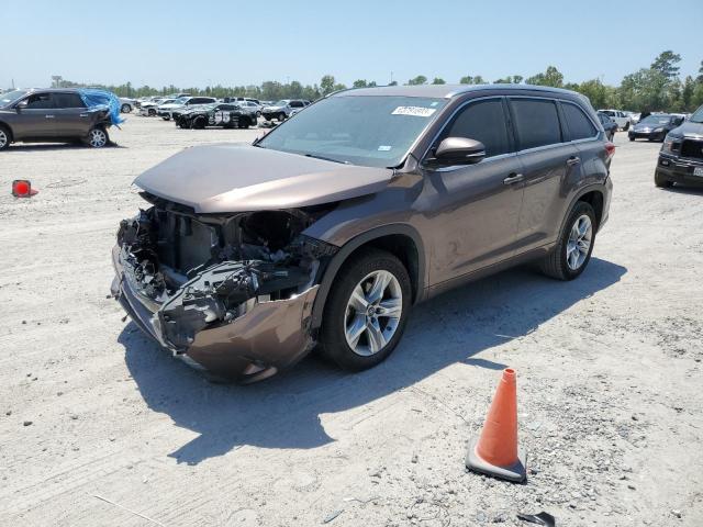 TOYOTA HIGHLANDER 2018 with VIN 5TDYZRFH1JS259783 - Photo from auction