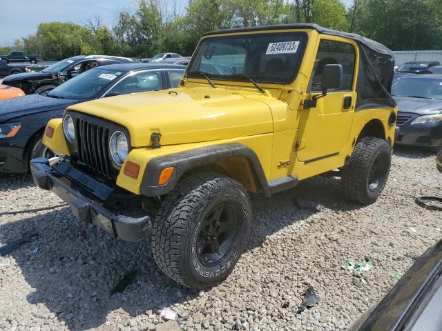 JEEP WRANGLER / 2000 with VIN 1J4FA29PXYP738856 - Photo from auction