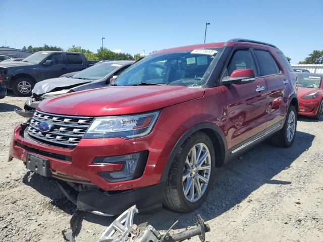 FORD EXPLORER L 2017 with VIN 1FM5K7F81HGC27220 - Photo from auction