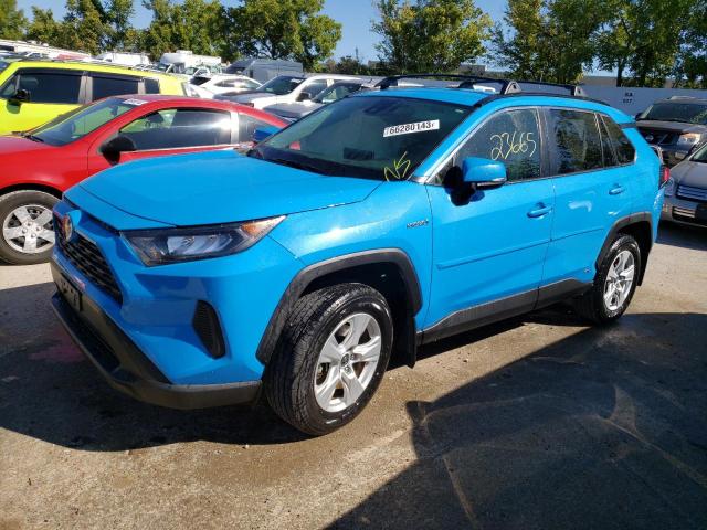 TOYOTA RAV4 LE 2021 with VIN JTMMWRFV2MD120503 - Photo from auction