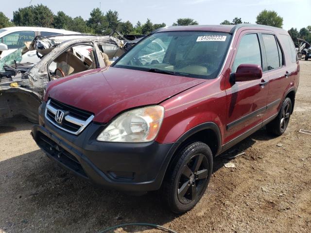 HONDA CR-V EX 2004 with VIN SHSRD78894U250237 - Photo from auction
