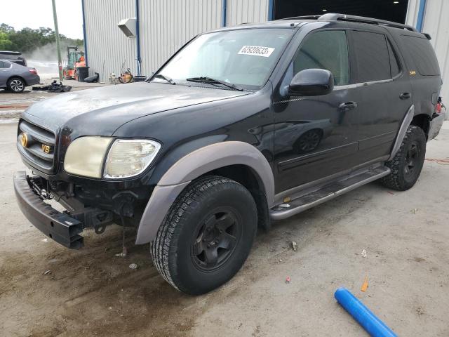 TOYOTA SEQUOIA SR 2002 with VIN 5TDZT34A22S088259 - Photo from auction