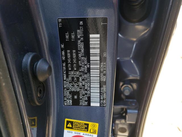 Photo 14 from auction – 2019 TOYOTA HIGHLANDER with VIN 5TDKZRFH0KS303781