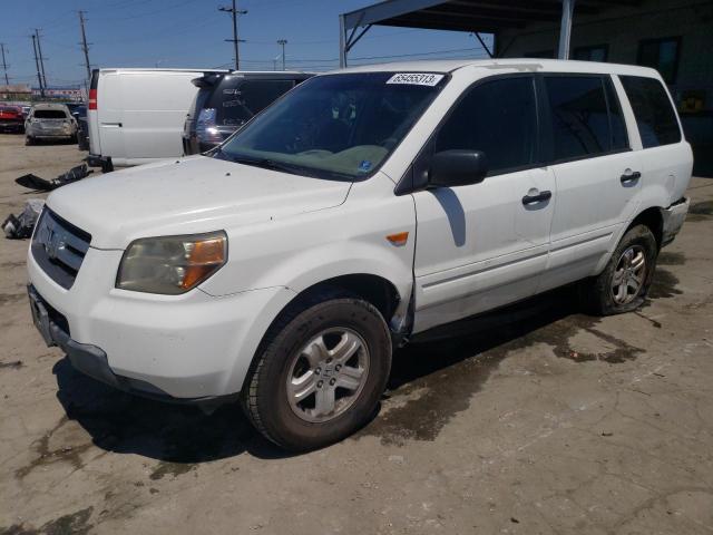 HONDA PILOT LX 2007 with VIN 5FNYF18157B021510 - Photo from auction