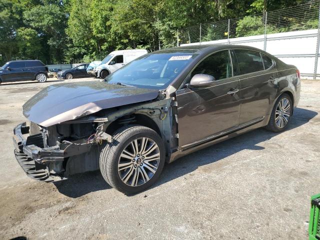 KIA CADENZA PR 2014 with VIN KNALN4D7XE5129710 - Photo from auction