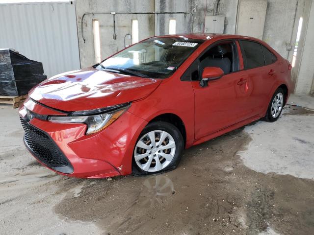 TOYOTA COROLLA LE 2021 with VIN JTDEPMAE7MJ163957 - Photo from auction