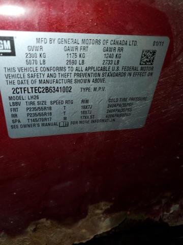 Photo 14 from auction – 2011 GMC TERRAIN SL with VIN 2CTFLTEC2B6341002