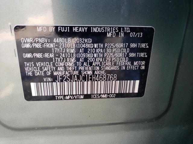 Photo 14 from auction – 2014 SUBARU FORESTER 2 with VIN JF2SJAJC1EH468768