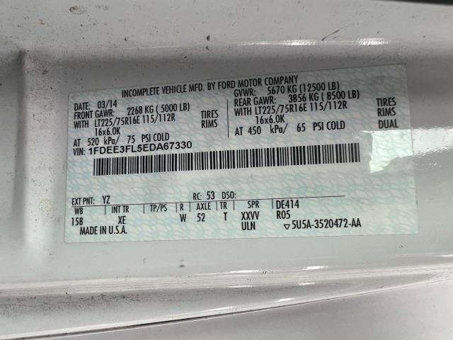 Photo 10 from auction – 2014 FORD ECONOLINE with VIN 1FDEE3FL5EDA67330