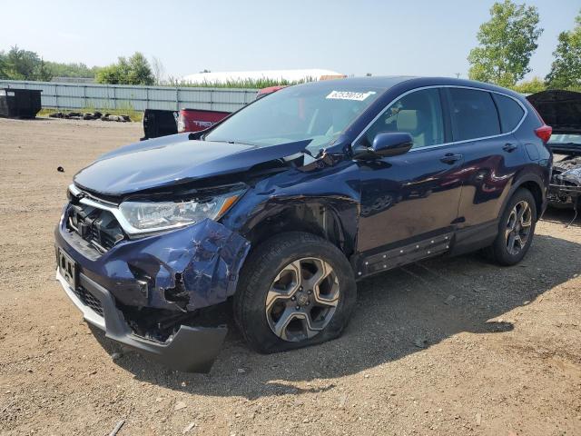 HONDA CR-V EX 2017 with VIN 5J6RW2H59HL050076 - Photo from auction