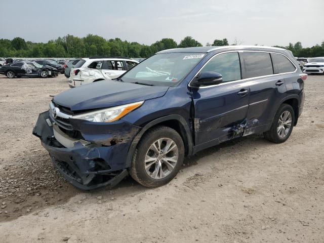 TOYOTA HIGHLANDER 2014 with VIN 5TDJKRFH8ES010327 - Photo from auction