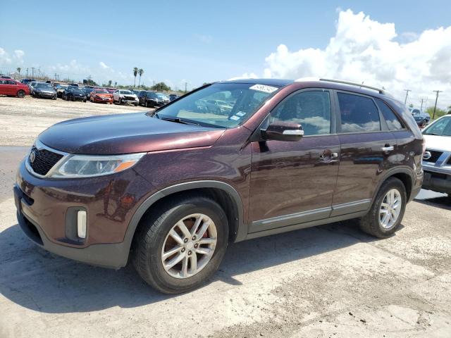 KIA SORENTO LX 2014 with VIN 5XYKT3A67EG498316 - Photo from auction