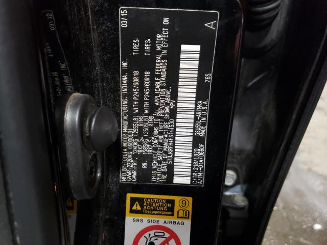 Photo 14 from auction – 2015 TOYOTA HIGHLANDER with VIN 5TDJKRFH4FS144530