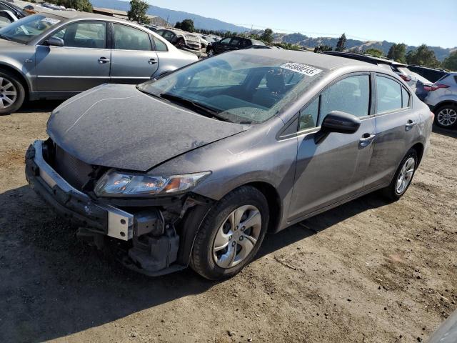 HONDA CIVIC LX 2015 with VIN 19XFB2F50FE293188 - Photo from auction