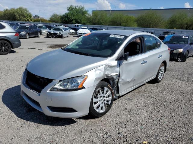 NISSAN SENTRA S 2014 with VIN 3N1AB7AP6EY290876 - Photo from auction