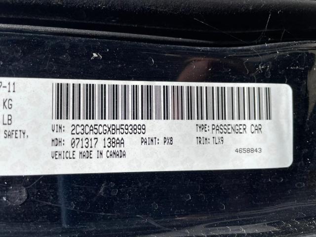 Photo 10 from auction – 2011 CHRYSLER 300 LIMITE with VIN 2C3CA5CGXBH593899