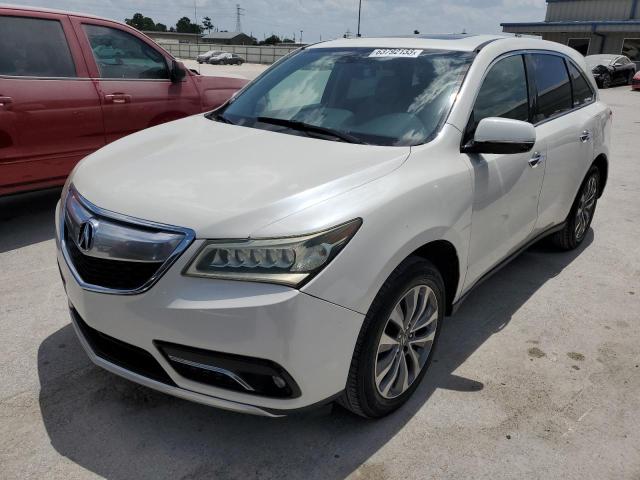 ACURA MDX TECHNO 2014 with VIN 5FRYD4H48EB024317 - Photo from auction