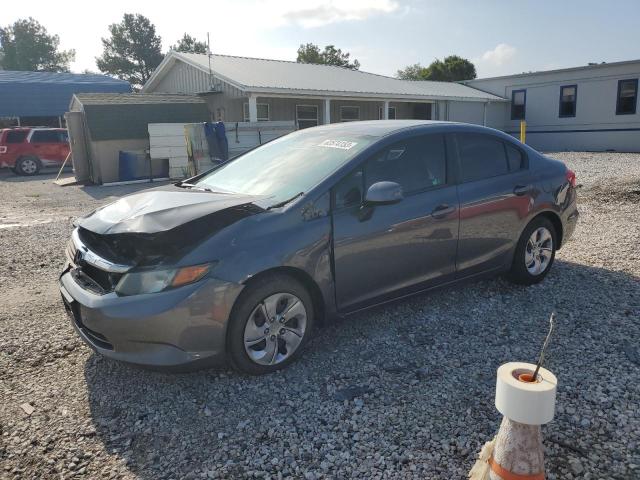 HONDA CIVIC LX 2012 with VIN 2HGFB2F50CH313781 - Photo from auction