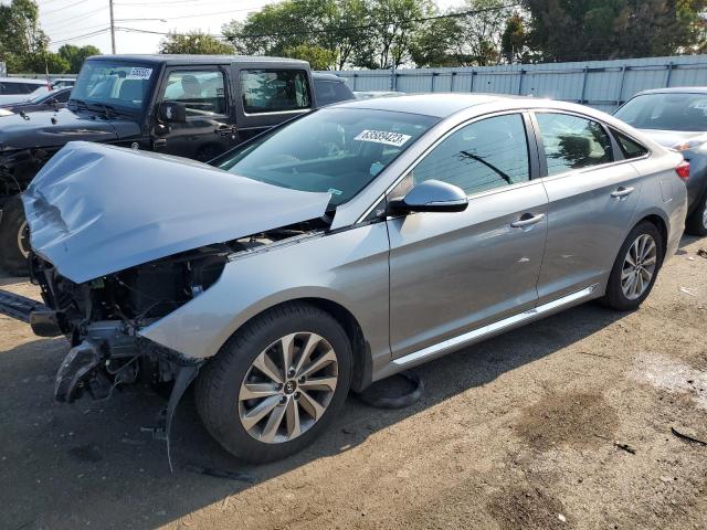 HYUNDAI SONATA SPO 2016 with VIN 5NPE34AF9GH269750 - Photo from auction