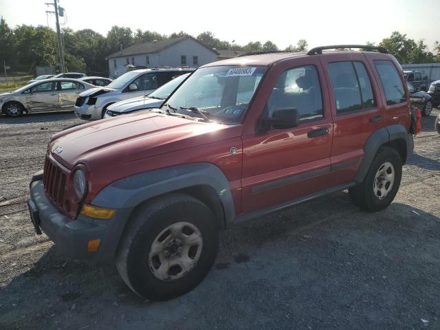 JEEP LIBERTY SP 2006 with VIN 1J4GL48K16W228964 - Photo from auction