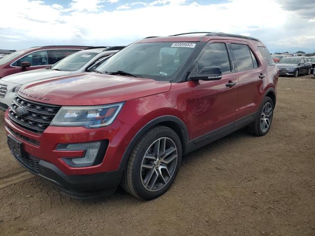 FORD EXPLORER S 2016 with VIN 1FM5K8GT6GGC86500 - Photo from auction
