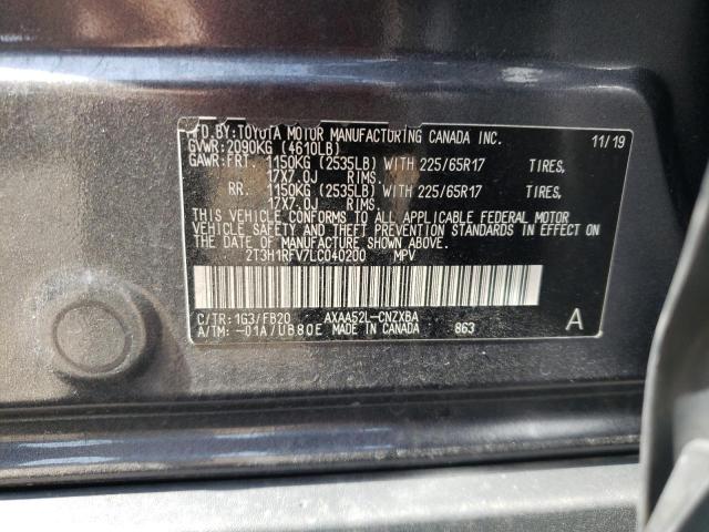 Photo 14 from auction – 2020 TOYOTA RAV4 LE with VIN 2T3H1RFV7LC040200