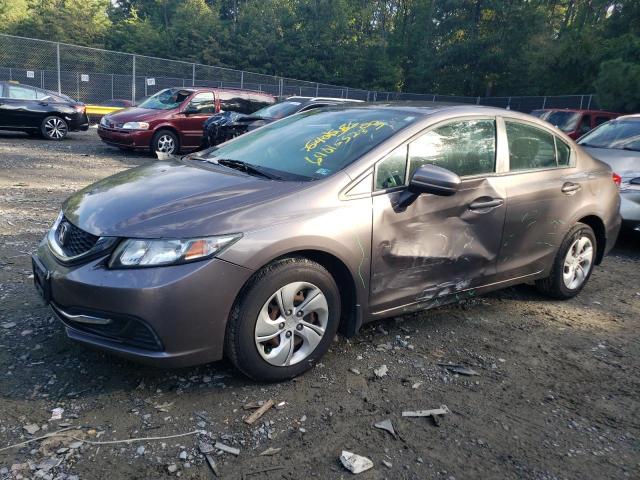 HONDA CIVIC LX 2015 with VIN 19XFB2F58FE092817 - Photo from auction