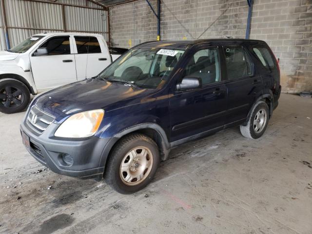 HONDA CR-V LX 2005 with VIN JHLRD68515C017624 - Photo from auction