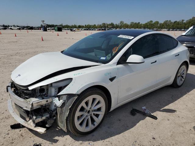TESLA MODEL 3 2021 with VIN 5YJ3E1EA3MF921562 - Photo from auction
