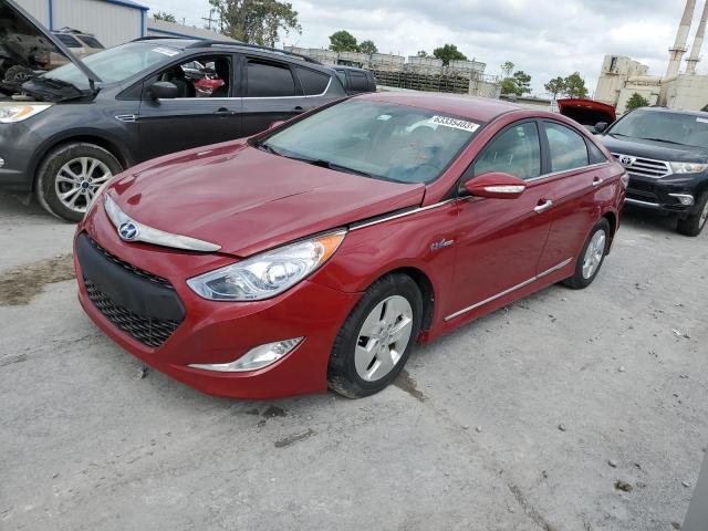 HYUNDAI SONATA HYB 2011 with VIN KMHEC4A41BA011197 - Photo from auction