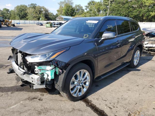 TOYOTA HIGHLANDER 2023 with VIN 5TDKDRAH7PS026804 - Photo from auction
