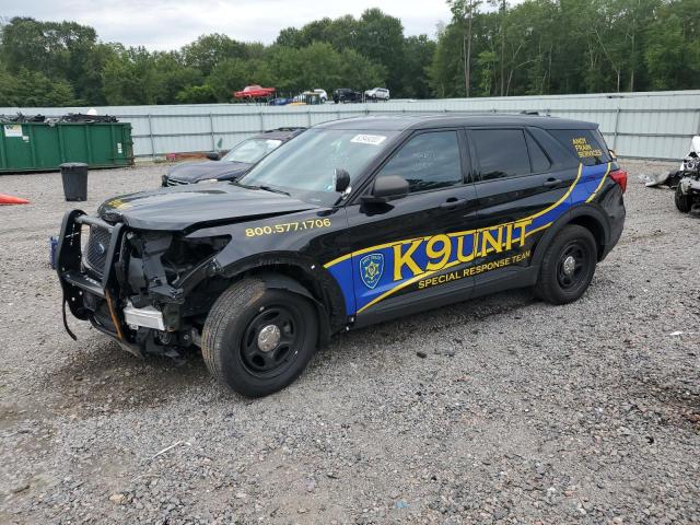 FORD EXPLORER P 2021 with VIN 1FM5K8AB3MGB05218 - Photo from auction