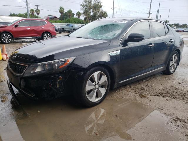 KIA OPTIMA HYB 2014 with VIN KNAGN4ADXE5072968 - Photo from auction