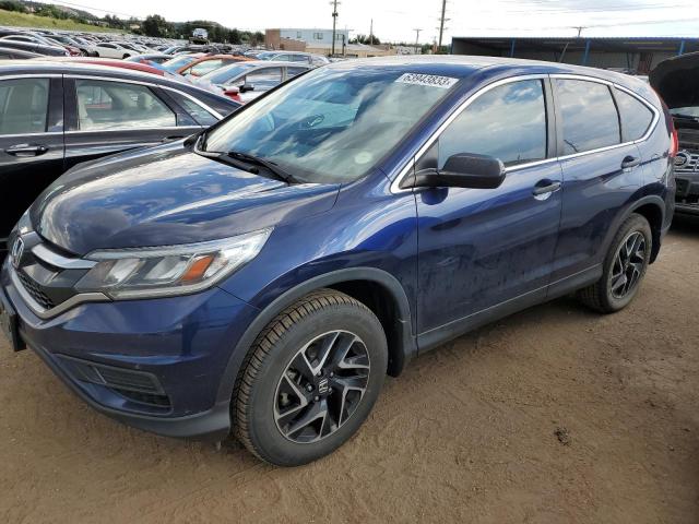 Photo 1 from auction – 2016 HONDA CR-V SE with VIN 2HKRM4H46GH707059