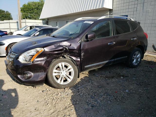 NISSAN ROGUE S 2013 with VIN JN8AS5MV5DW629486 - Photo from auction