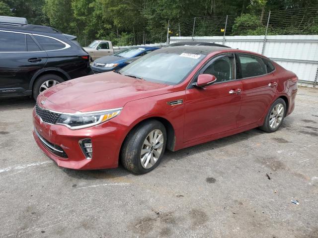 KIA OPTIMA LX 2018 with VIN 5XXGT4L35JG233293 - Photo from auction